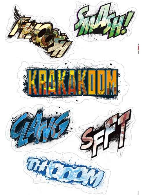 Stickers muraux- avengers soets - Kiabi