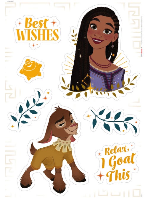 Stickers muraux- best wishes - Kiabi
