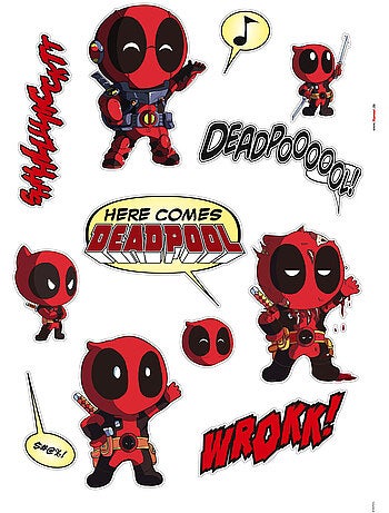 Stickers muraux- deadpool cute