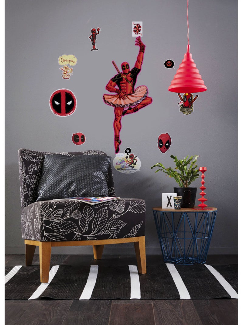 Stickers muraux- deadpool derppool Multicolore - Kiabi