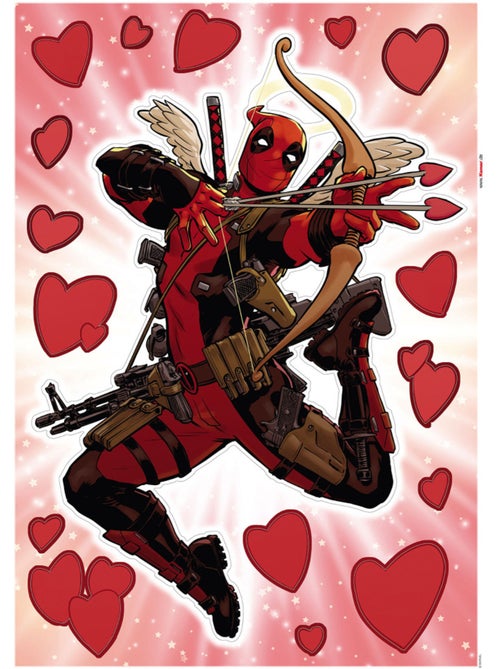 Stickers muraux- deadpool lovepool - Kiabi