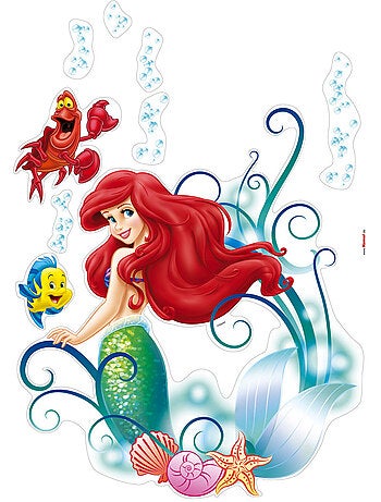 Stickers muraux- Disney Ariel la Petite Sirènele