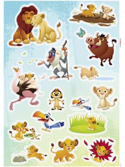 Stickers muraux- Disney Le Roi lion Wildlife - Kiabi