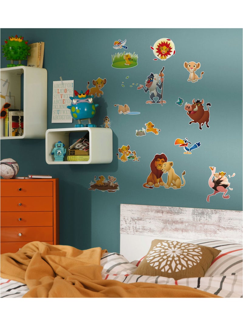 Stickers muraux- Disney Le Roi lion Wildlife Multicolore - Kiabi