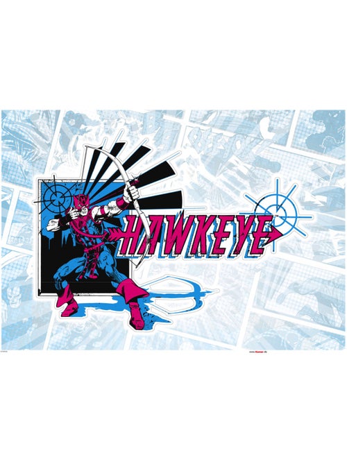 Stickers muraux- hawkeye comic classic - Kiabi
