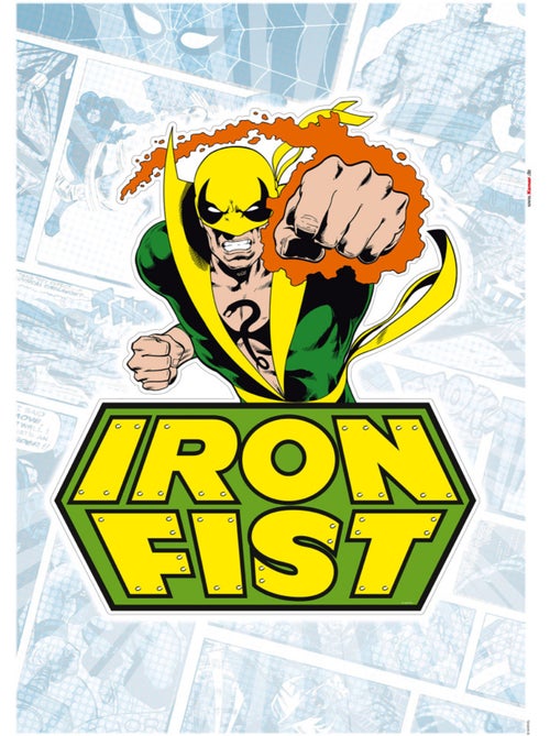 Stickers muraux- iron fist comic - Kiabi