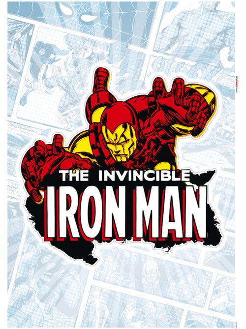 Stickers muraux- iron man comic classic - Kiabi