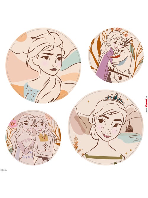 Stickers muraux- la reine des neiges destiny - Kiabi