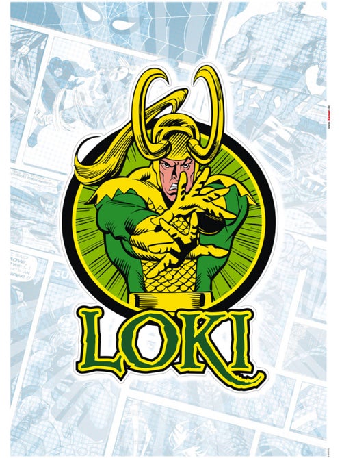 Stickers muraux- loki comic classic - Kiabi