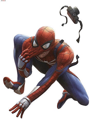 Stickers muraux- marvel spider-man camera - 2 pièces