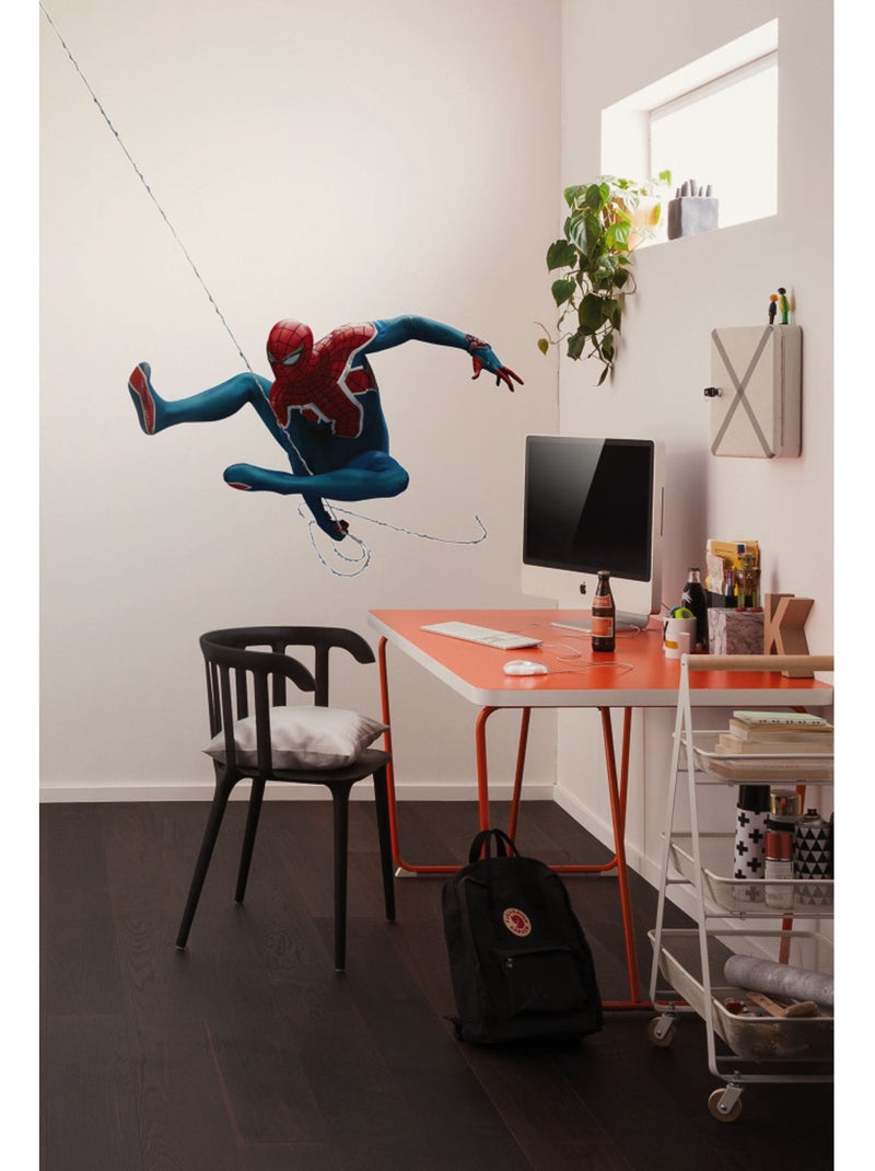 Stickers muraux- marvel spider-man epic swinging - 7 pièces Multicolore - Kiabi