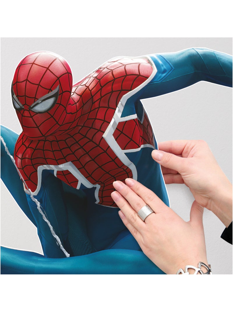 Stickers muraux- marvel spider-man epic swinging - 7 pièces Multicolore - Kiabi