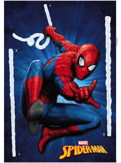 Stickers muraux- spider-man - 3 pièces - Kiabi