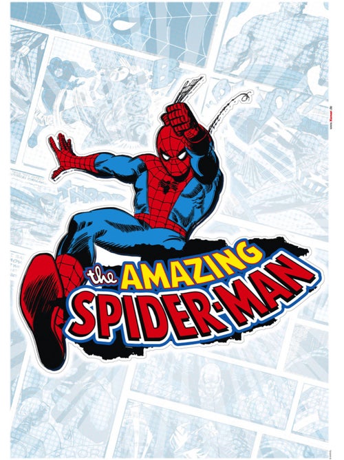 Stickers muraux- spider-man comic classic - Kiabi