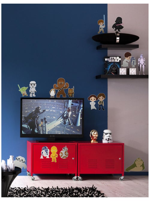 Stickers muraux- star wars little heroes - Kiabi