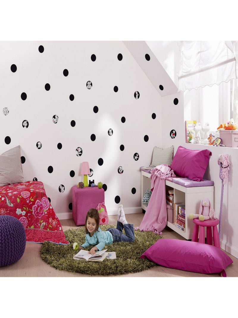 Stickers Muraux 101 Dalmatiens Pois Disney Multicolore - Kiabi