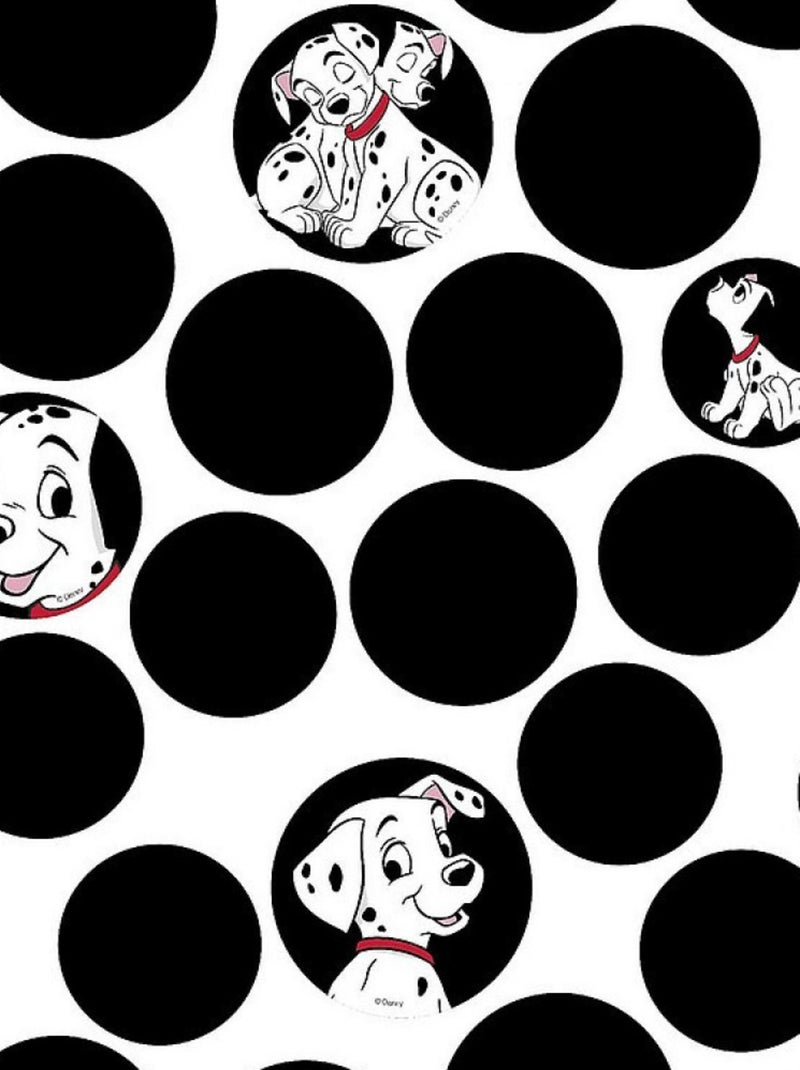 Stickers Muraux 101 Dalmatiens Pois Disney Multicolore - Kiabi
