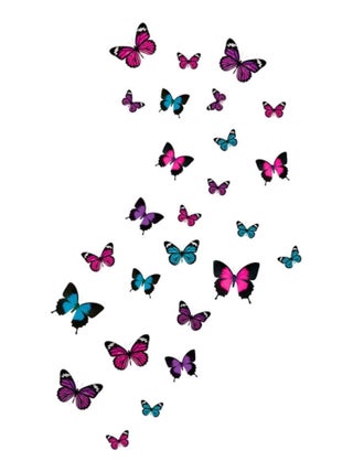Stickers muraux 27 papillons
