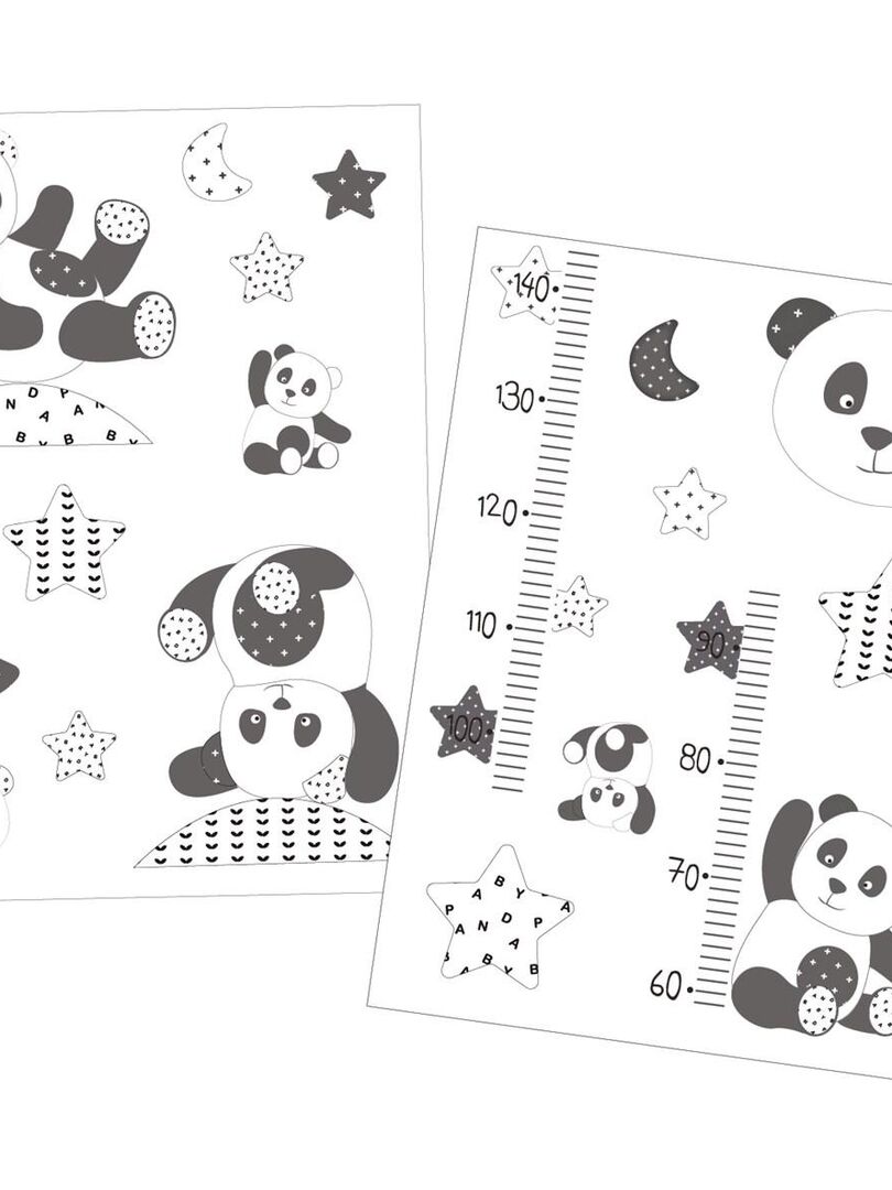 Stickers muraux 70x50cm en Adhésif gris - SAUTHON - Gris - Kiabi