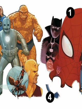 Stickers muraux classiques Marvel Avengers