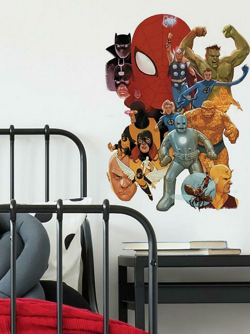Stickers muraux classiques Marvel Avengers Multicolore - Kiabi