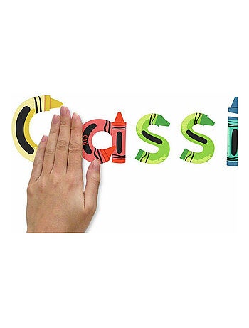 Stickers Muraux de A à Z Alphabet sous forme de Crayon