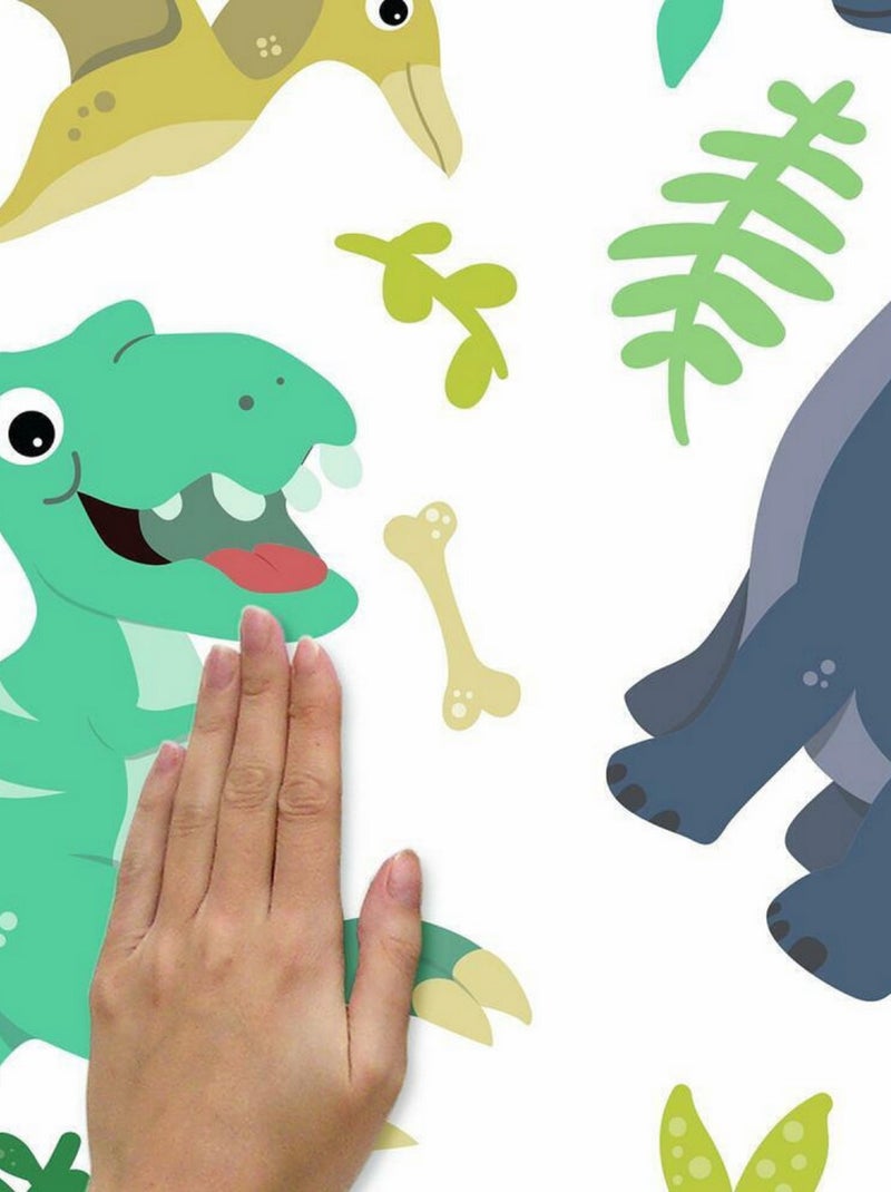 Stickers Muraux Dinosaures amusants Multicolore - Kiabi