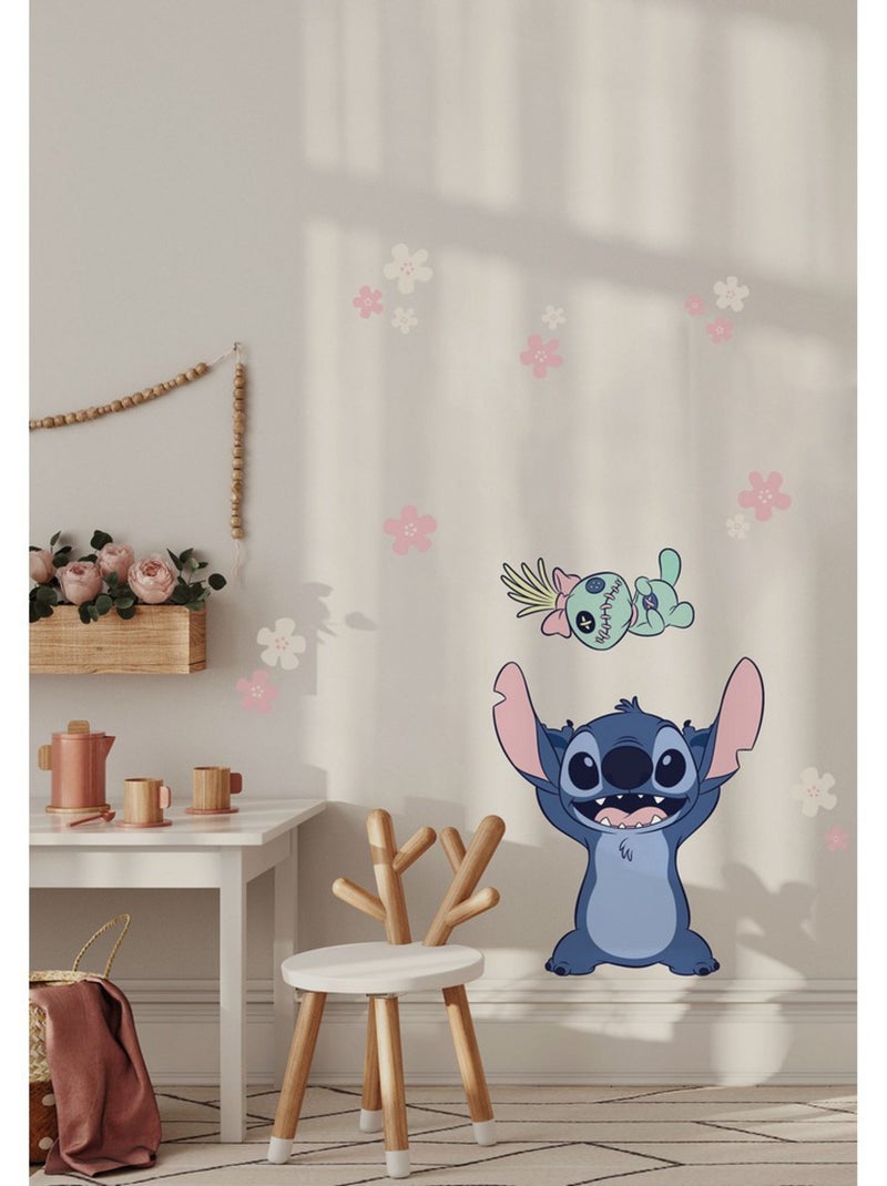 Stickers muraux Disney Lilo et Stitch - Taille réelle Multicolore - Kiabi