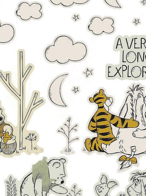 Stickers Muraux Disney Winnie l'Ourson -Winnie Woodland- - Kiabi