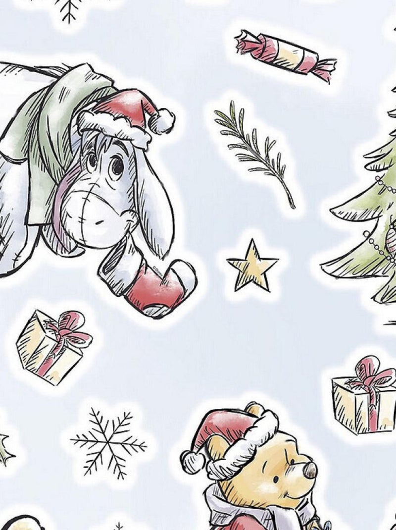 Stickers Muraux Disney Winnie l'Ourson Noël -Winnie Pooh Christmas- Multicolore - Kiabi