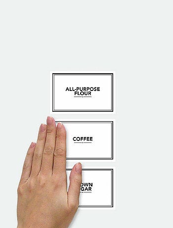 Stickers Muraux Etiquettes garde-manger personnalisables