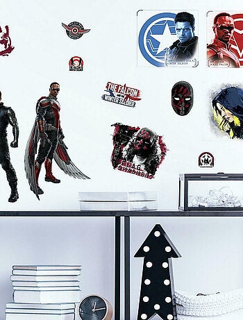 Stickers Muraux Falcon et le Soldat de l'Hiver Marvel