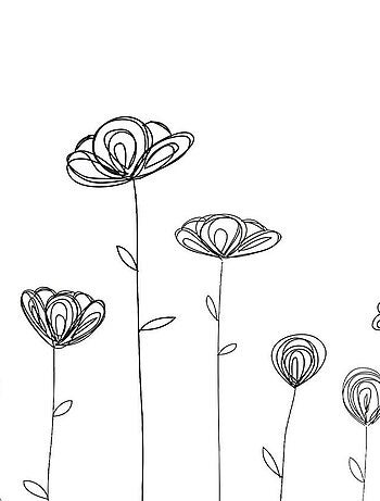 Stickers muraux Fleurs