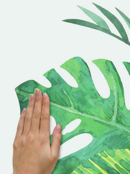 Stickers Muraux géant Aquarelle Tropicale - Kiabi