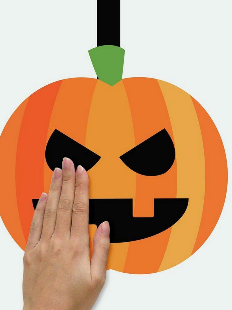 Stickers Muraux géant Halloween Phosphorescent Noir Noir - Kiabi