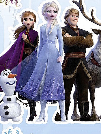 Stickers muraux géant La Reine des Neiges Disney Frozen Spirit Esprit Glacé 50 x 70 cm