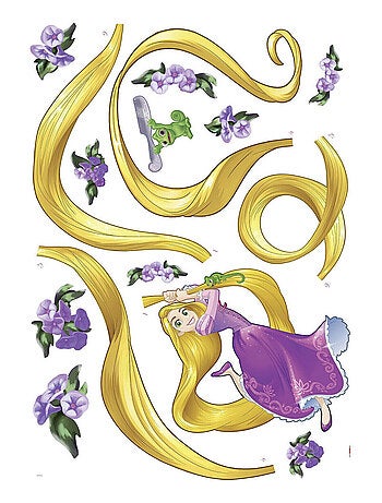 Stickers Muraux géant Princesse Raiponce Disney