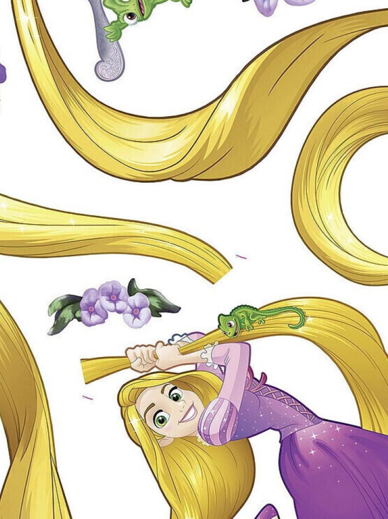 Stickers Muraux géant Princesse Raiponce Disney Multicolore - Kiabi