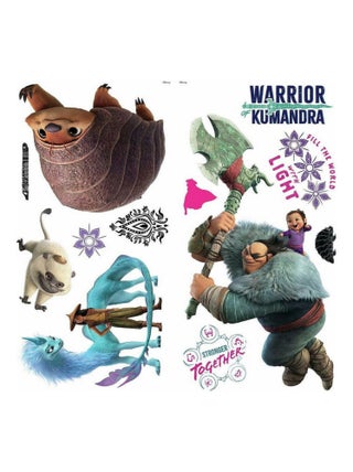 Stickers muraux géant Raya et le dernier Dragon et Kumandra