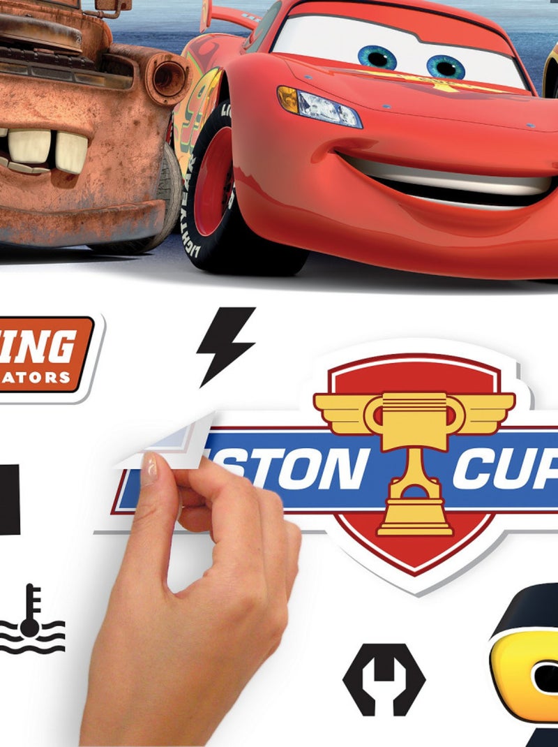 Stickers Muraux Géants Disney Cars - Avec les Lettres de l'Alphabet Multicolore - Kiabi