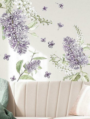 Stickers muraux géants Fleurs de Lilas