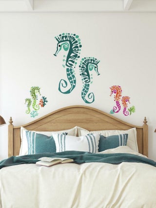 Stickers Muraux géants Hippocampe Jane Dixon