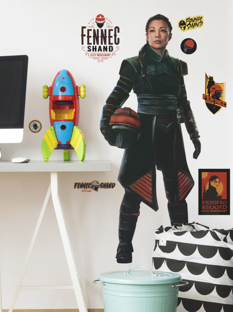 Stickers Muraux Géants Le Livre de Boba Fett - Fennec - Star Wars Multicolore - Kiabi