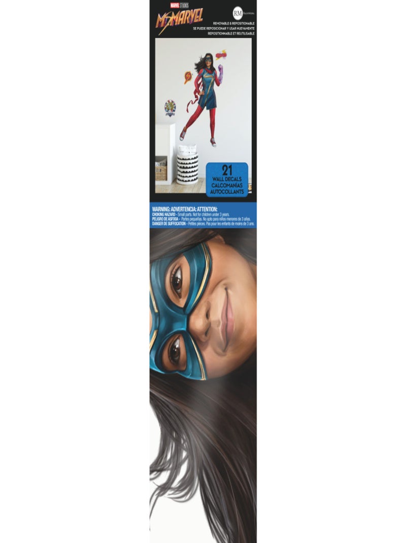 Stickers Muraux Géants Miss Marvel Multicolore - Kiabi