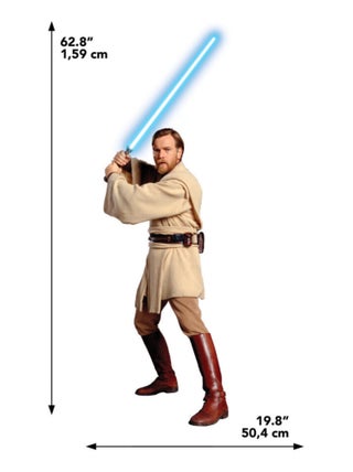 Stickers Muraux Géants Obi Wan Kenobi Classique