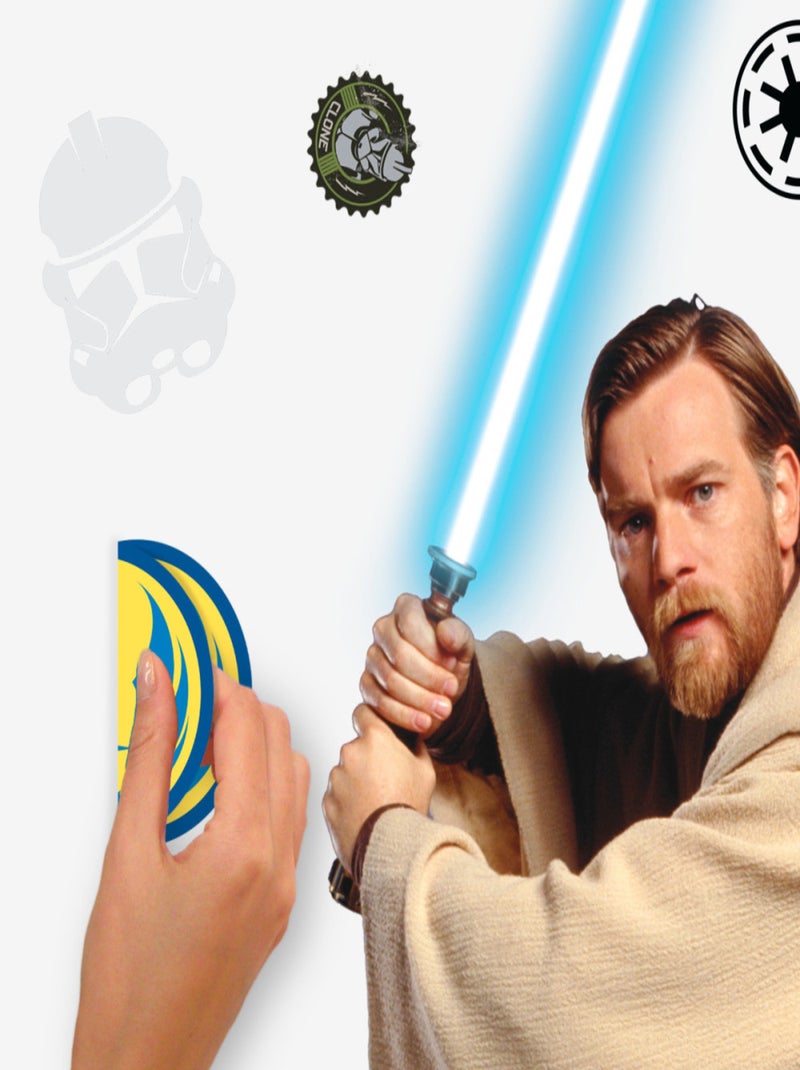 Stickers Muraux Géants Obi Wan Kenobi Classique Multicolore - Kiabi