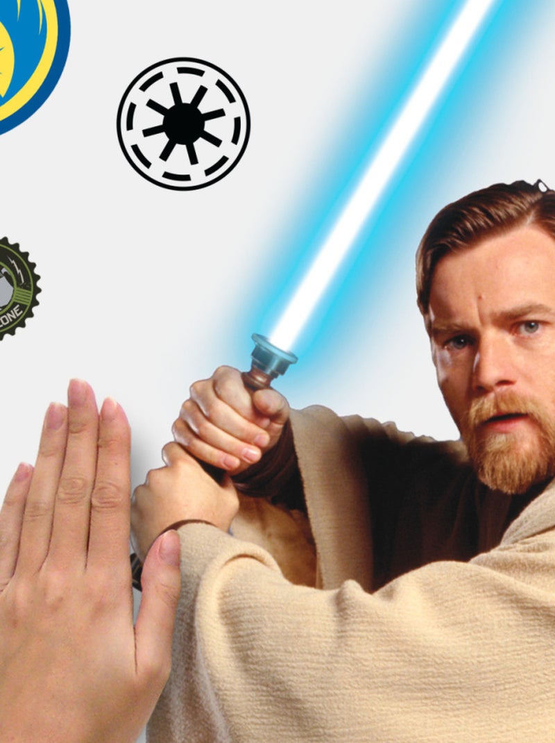 Stickers Muraux Géants Obi Wan Kenobi Classique Multicolore - Kiabi