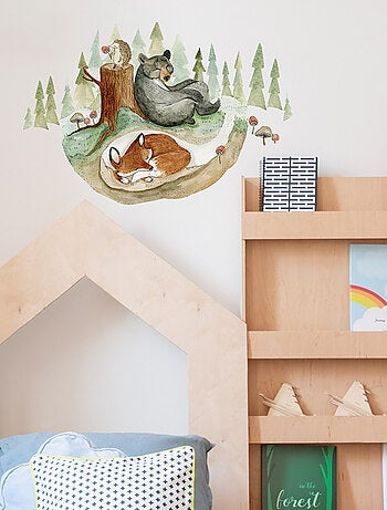 Stickers Muraux Géants Renard et Amis
