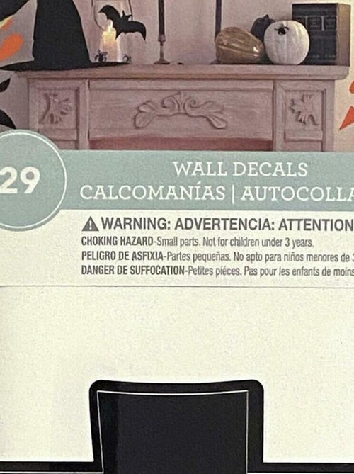 Stickers Muraux Halloween Visages de Citrouilles Phosphorescent - Kiabi