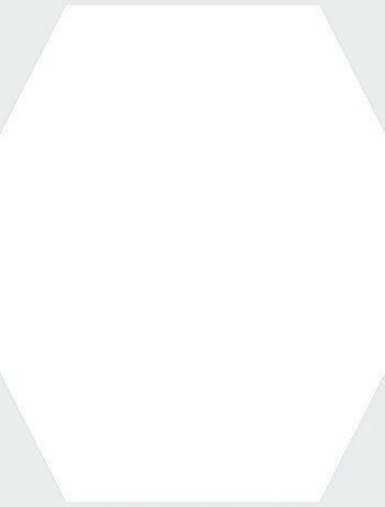 Stickers Muraux Hexagones Blancs Personnalisables et effaçables à sec